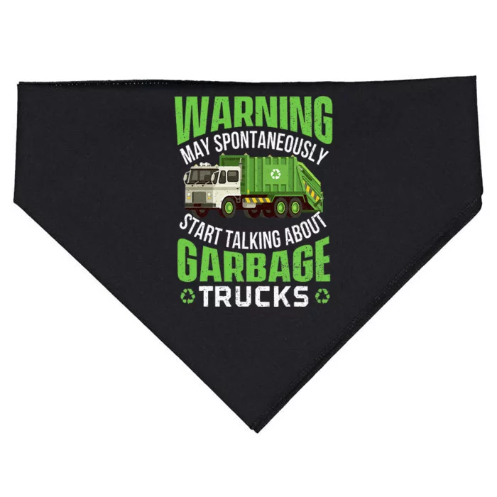 May Start Talking About Garbage Trucks  Waste Management USA-Made Doggie Bandana