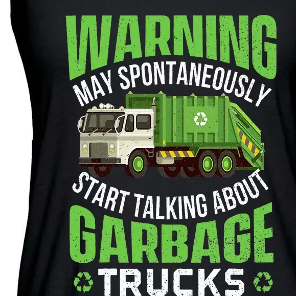 May Start Talking About Garbage Trucks  Waste Management Ladies Essential Flowy Tank