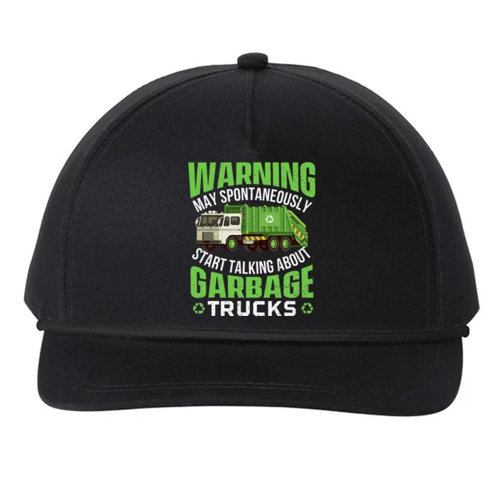 May Start Talking About Garbage Trucks Snapback Five-Panel Rope Hat