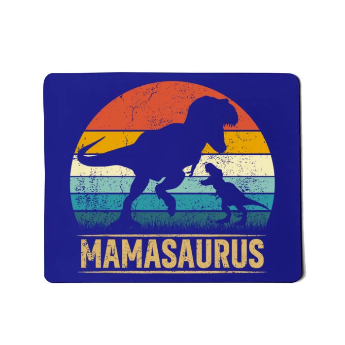 Mama Saurus T Rex Dinosaur Mamasaurus Funny MotherS Day Funny Gift Mousepad