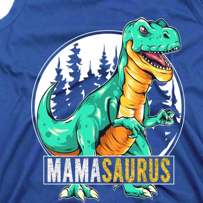 Mama Saurus T Rex Mothers Day Family Matching Gift Tank Top