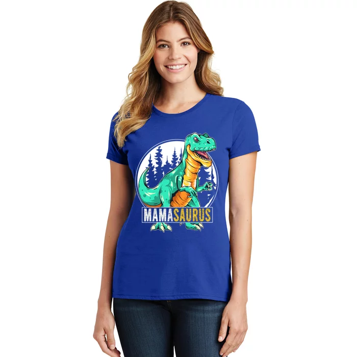 Mama Saurus T Rex Mothers Day Family Matching Gift Women's T-Shirt