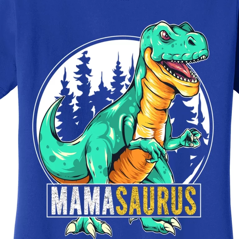 Mama Saurus T Rex Mothers Day Family Matching Gift Women's T-Shirt