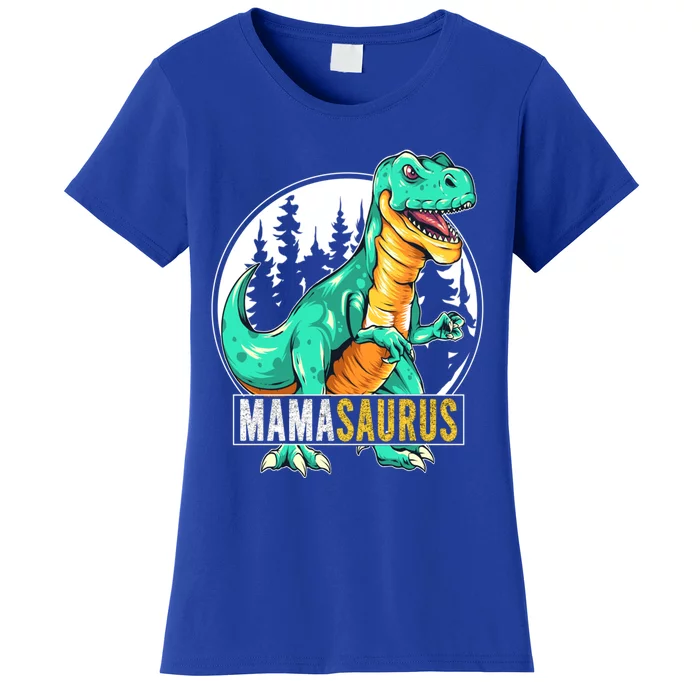 Mama Saurus T Rex Mothers Day Family Matching Gift Women's T-Shirt