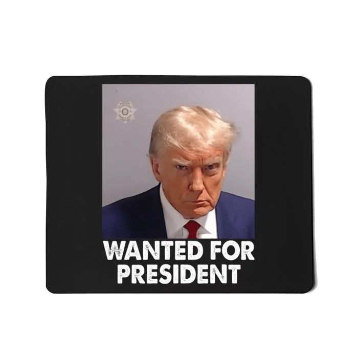 Mug Shot Trump Wanted For President Mousepad