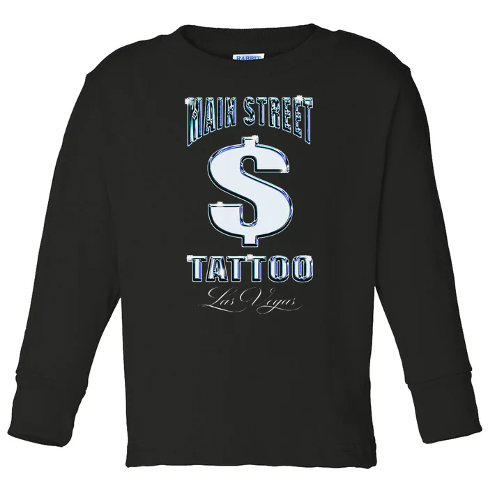 Main Street Tattoo Las Vegas Toddler Long Sleeve Shirt