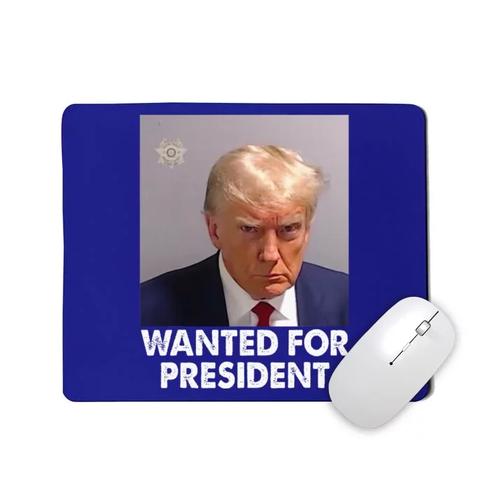 Mug Shot Trump Wanted For President Mousepad