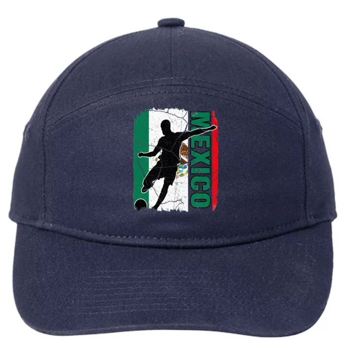 Mexican Soccer Team Mexico Flag Jersey 7-Panel Snapback Hat