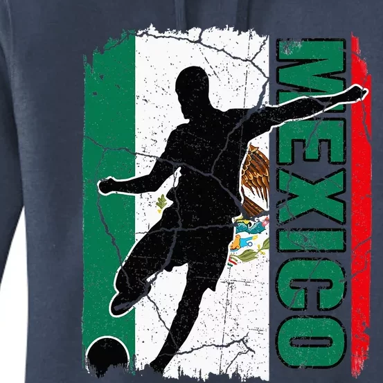 Mexican Soccer Team Mexico Flag Jersey Women's Pullover Hoodie