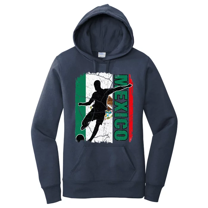 Mexican Soccer Team Mexico Flag Jersey Women's Pullover Hoodie