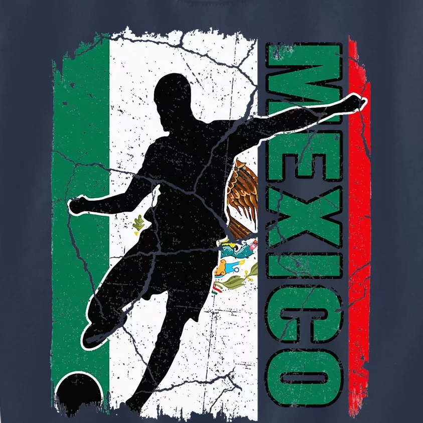 Mexican Soccer Team Mexico Flag Jersey Kids Sweatshirt