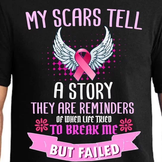 My Scars Tell A Story Breast Cancer Pajama Set