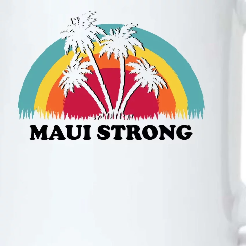 Maui Strong Tropical Hawaii Wildfire Black Color Changing Mug