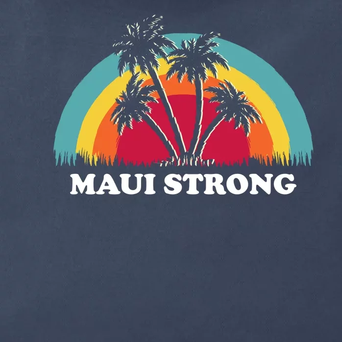 Maui Strong Tropical Hawaii Wildfire Zip Tote Bag