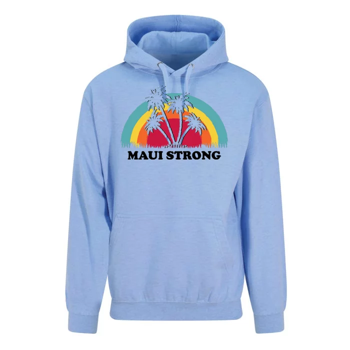 Maui Strong Tropical Hawaii Wildfire Unisex Surf Hoodie