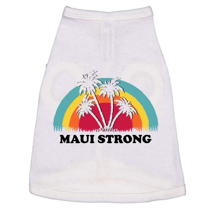 Maui Strong Tropical Hawaii Wildfire Doggie Tank