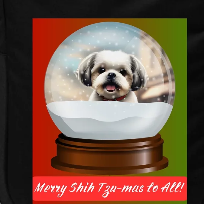 Merry Shih TzuMas To All! Gift Impact Tech Backpack