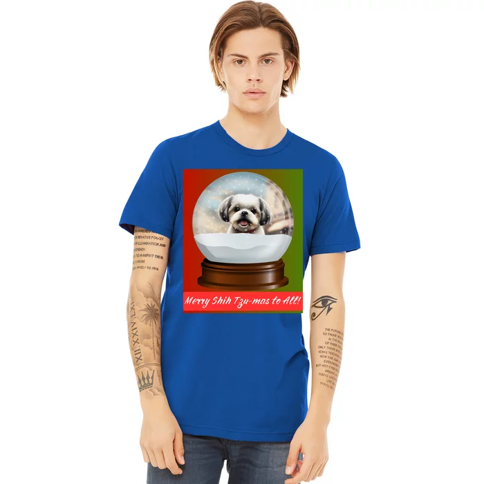 Merry Shih TzuMas To All! Gift Premium T-Shirt