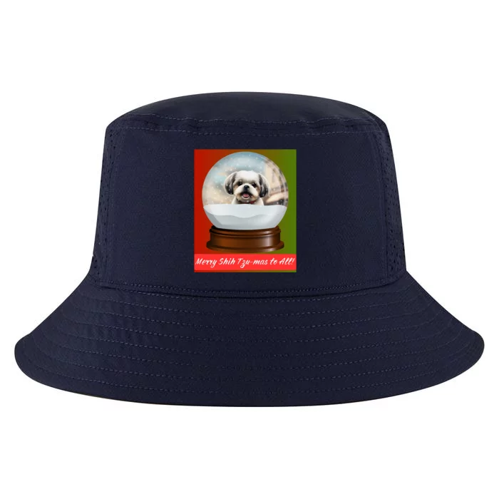 Merry Shih TzuMas To All! Gift Cool Comfort Performance Bucket Hat