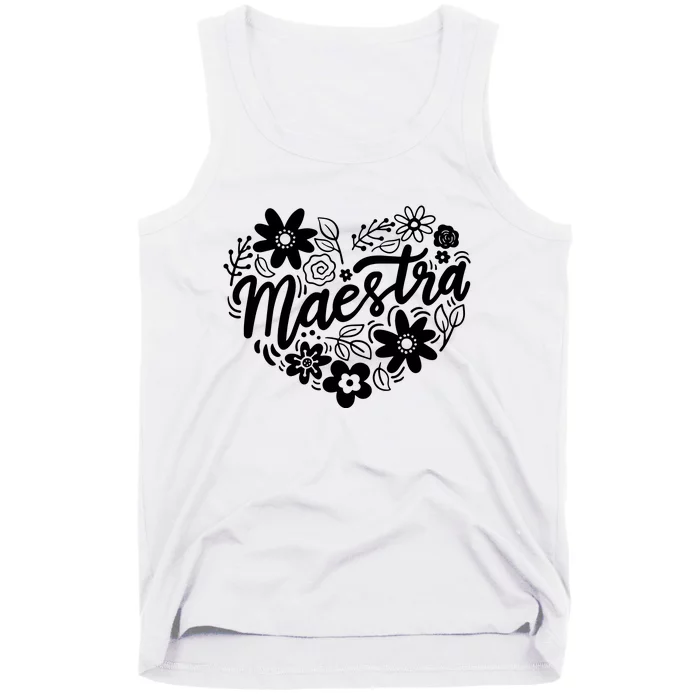 Maestra Spanish Teacher Tank Top