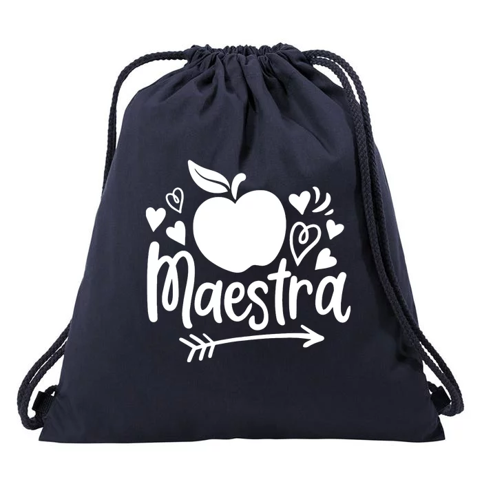 Maestra Spanish Teacher Drawstring Bag