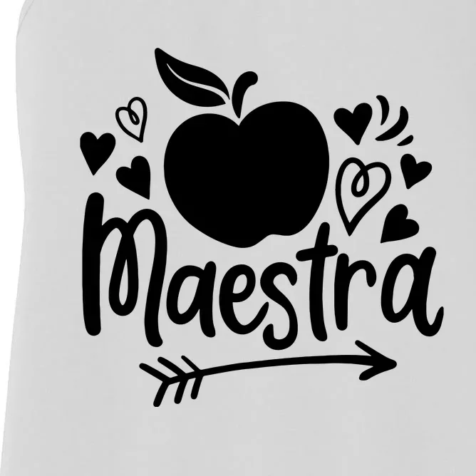 Maestra Spanish Teacher Women's Racerback Tank