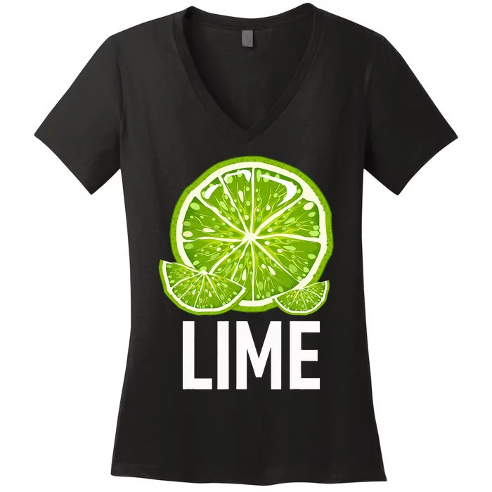 Matching Salt & Tequila & Lime Halloween Costume Party Fun Women's V-Neck T-Shirt