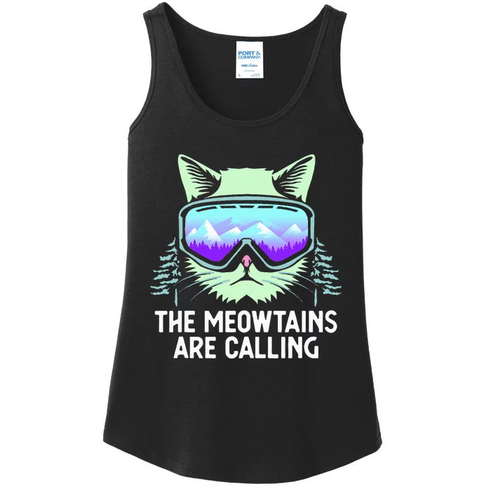 Mountain Skier's Ultimate Snowboard Ladies Essential Tank