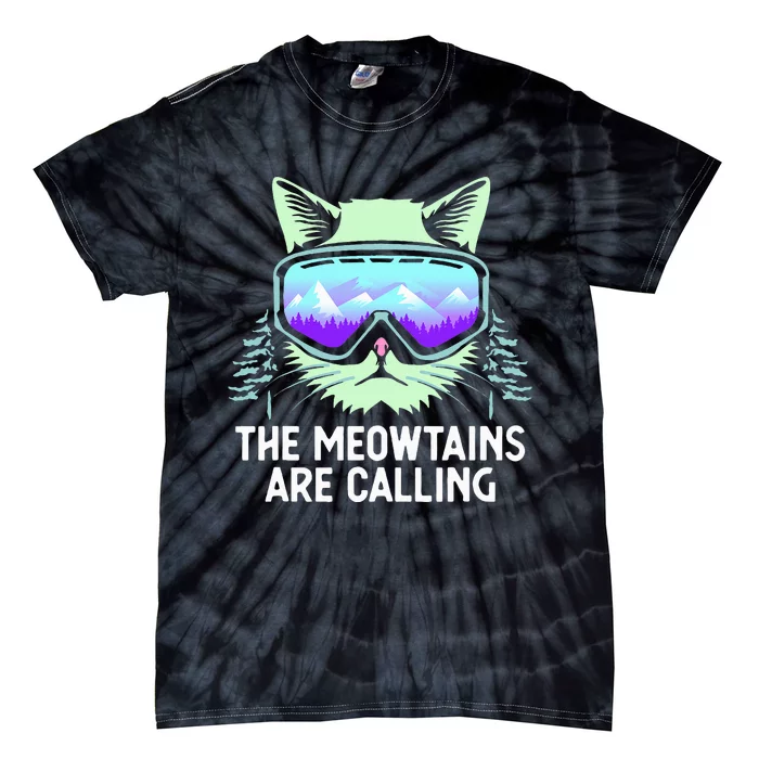 Mountain Skier's Ultimate Snowboard Tie-Dye T-Shirt