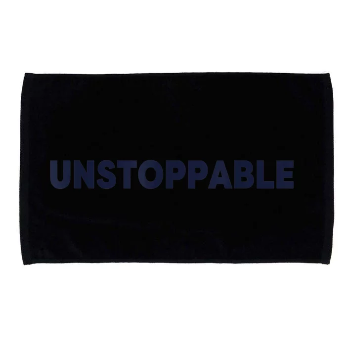 Motivational Saying Unstoppable Microfiber Hand Towel