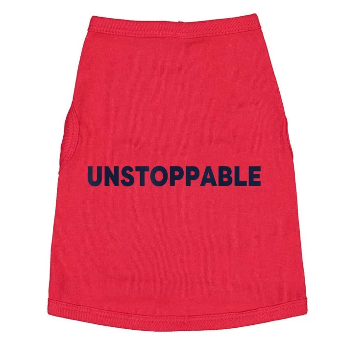 Motivational Saying Unstoppable Doggie Tank