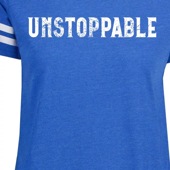 Motivational Saying Unstoppable Enza Ladies Jersey Football T-Shirt