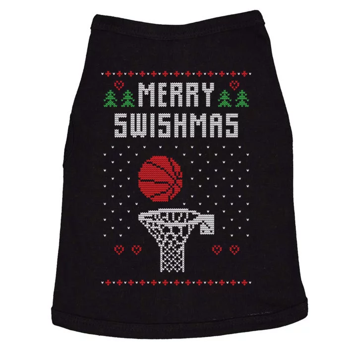 Merry Swishmas Ugly Christmas Doggie Tank