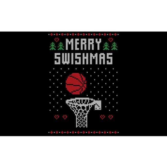 Merry Swishmas Ugly Christmas Bumper Sticker