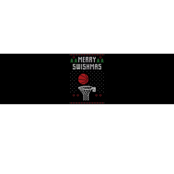 Merry Swishmas Ugly Christmas Bumper Sticker