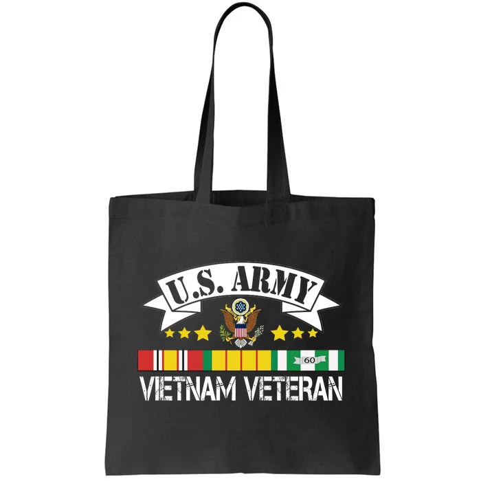 Military Series United States Army Vietnam Veteran Tote Bag