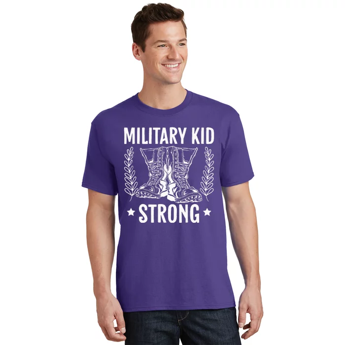 Military Strong Veteran Soldier Military Child Month T-Shirt