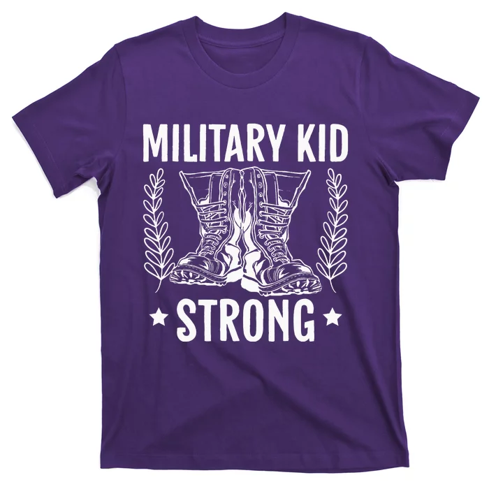 Military Strong Veteran Soldier Military Child Month T-Shirt