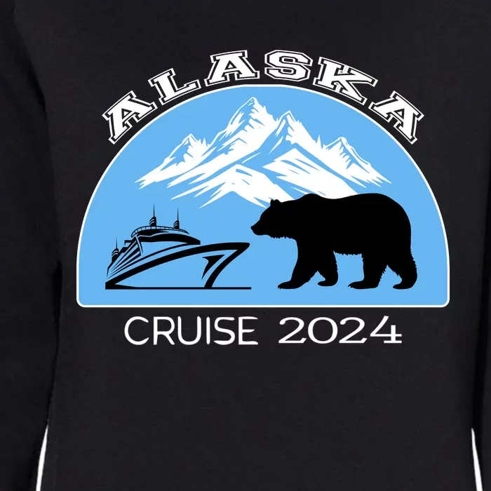 Matching Squad Vacation Alaska Cruise 2024 Womens California Wash Sweatshirt