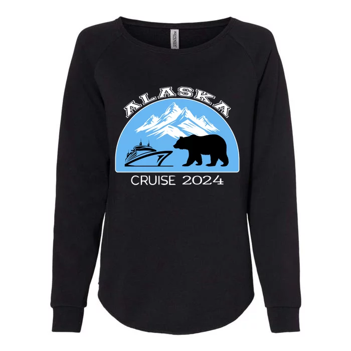 Matching Squad Vacation Alaska Cruise 2024 Womens California Wash Sweatshirt