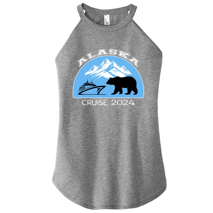 Matching Squad Vacation Alaska Cruise 2024 Women’s Perfect Tri Rocker Tank