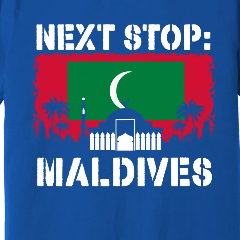 Maldives Summer Vacation Trip Next Stop Vacay Vibes Souvenir Gift Premium T-Shirt