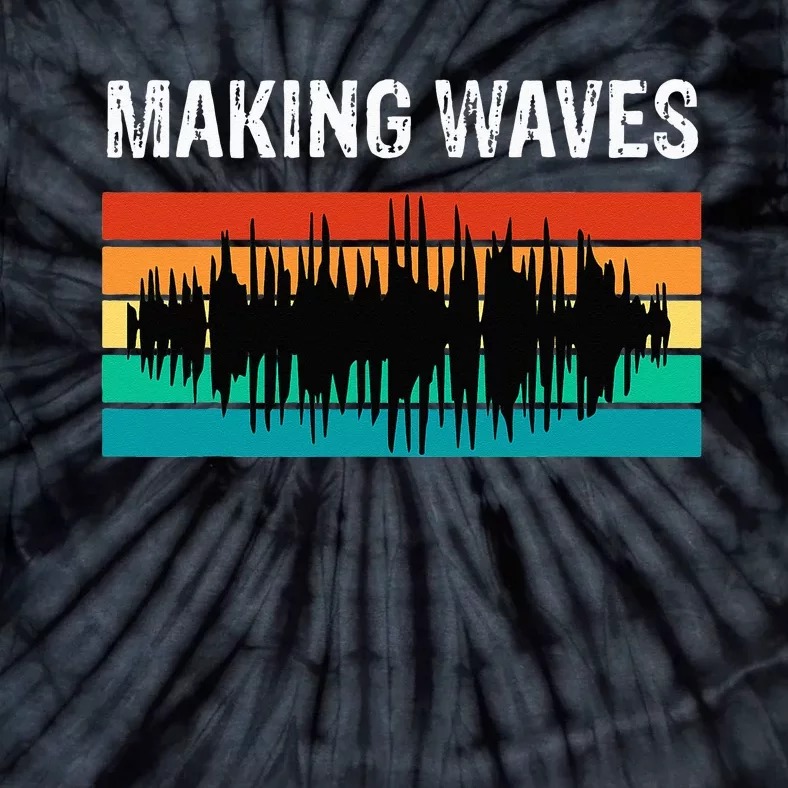 Making Sound Waves Beats Beat Makers Music Producer Tie-Dye T-Shirt