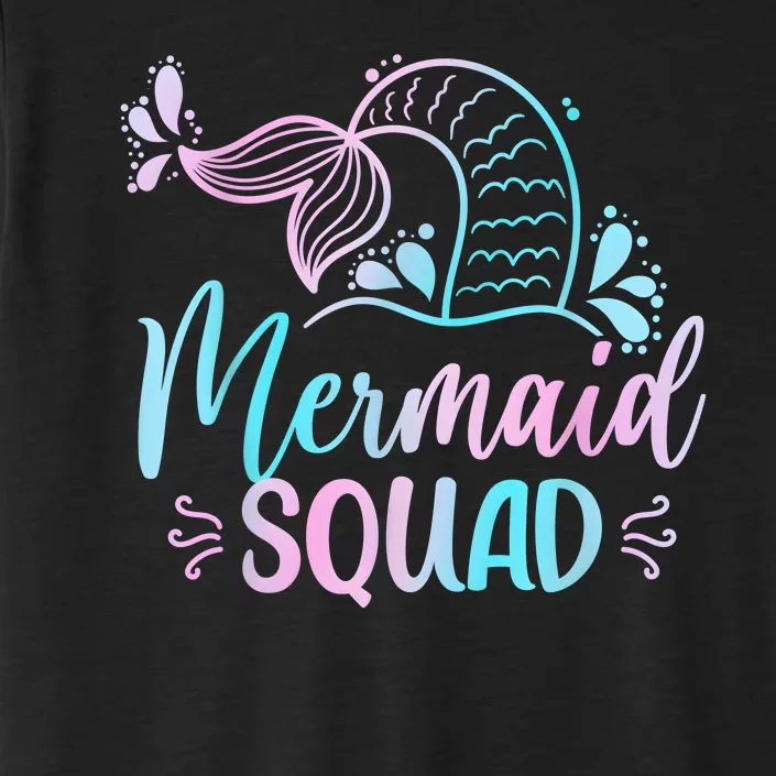 Mermaid Squad Women Birthday Squad ChromaSoft Performance T-Shirt