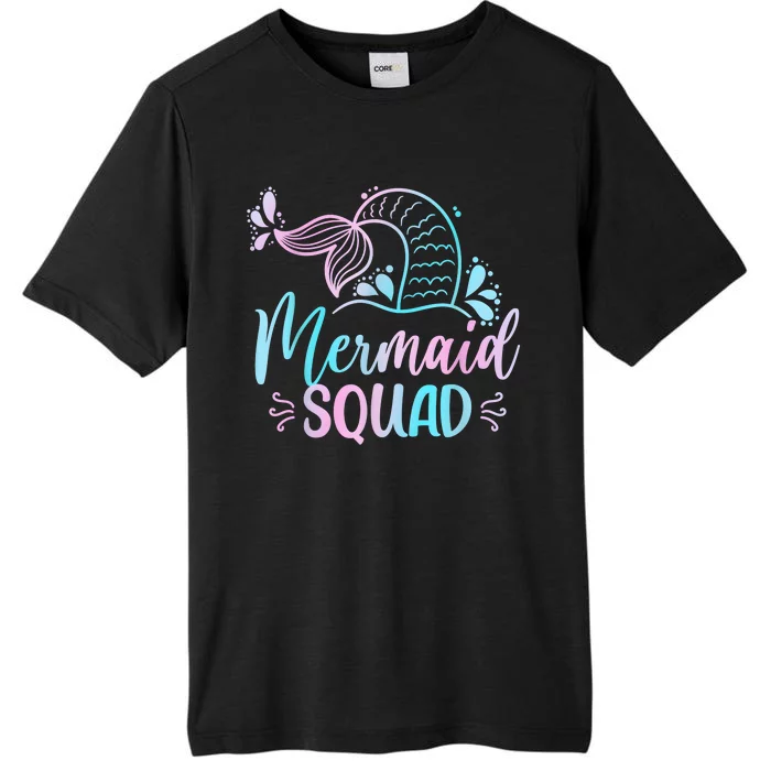 Mermaid Squad Women Birthday Squad ChromaSoft Performance T-Shirt