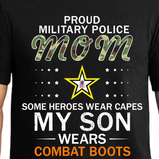 My Son Wears Combat Bootsgiftproud Mp Military Police Mom Army Gift Pajama Set