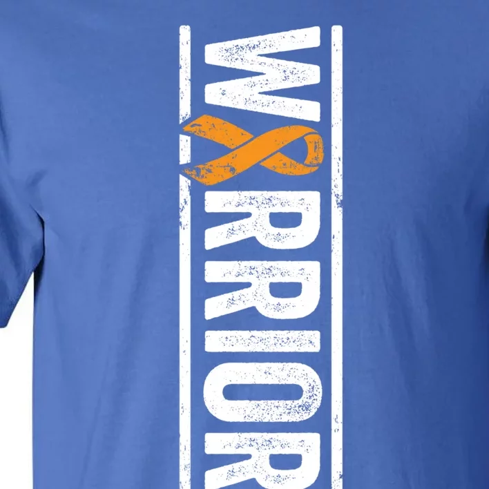 Multiple Sclerosis Warrior Gift Vertical Ms Awareness Ribbon Gift Tall T-Shirt