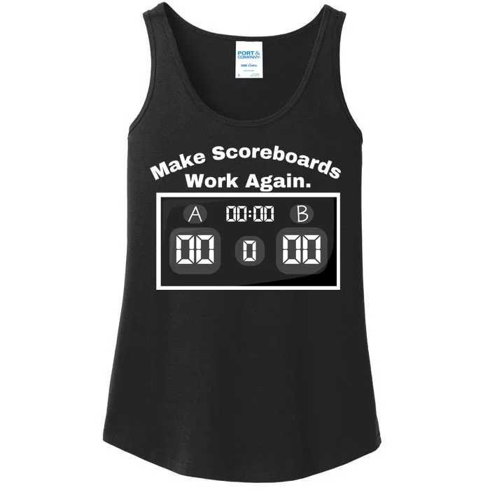 Make Scoreboards Work Again Ladies Essential Tank