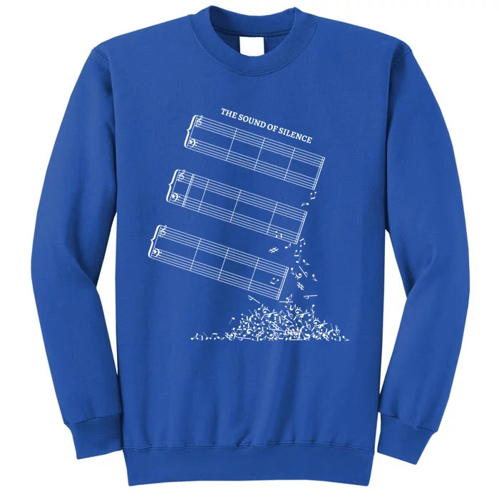 Music Sheet Without Sheet Music Gift The Sound Of Silence Cool Gift Sweatshirt