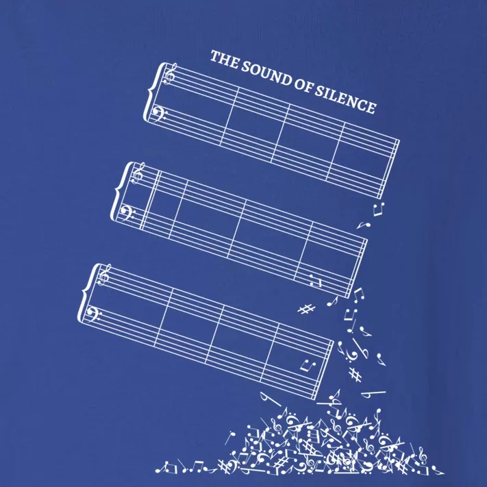 Music Sheet Without Sheet Music Gift The Sound Of Silence Cool Gift Toddler Long Sleeve Shirt